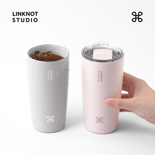 纽结保温杯陶瓷内胆直饮咖啡杯
