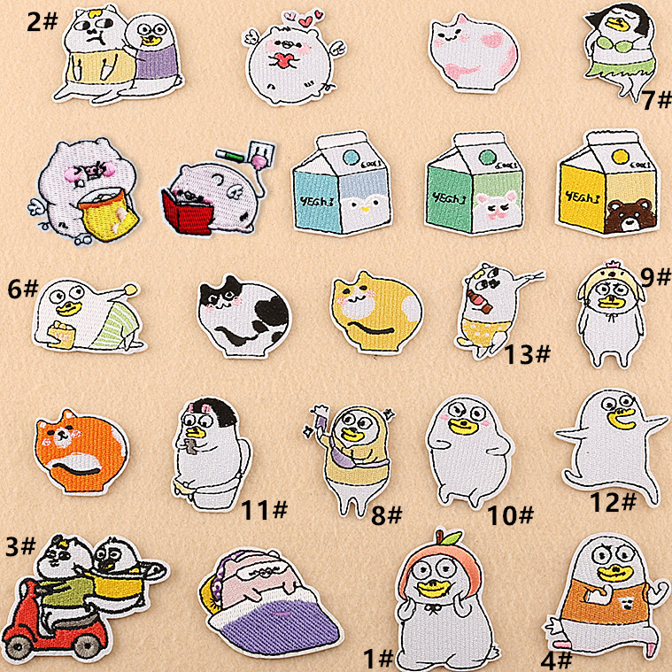 罐猫咪衣服装饰贴布贴花刺绣热熔