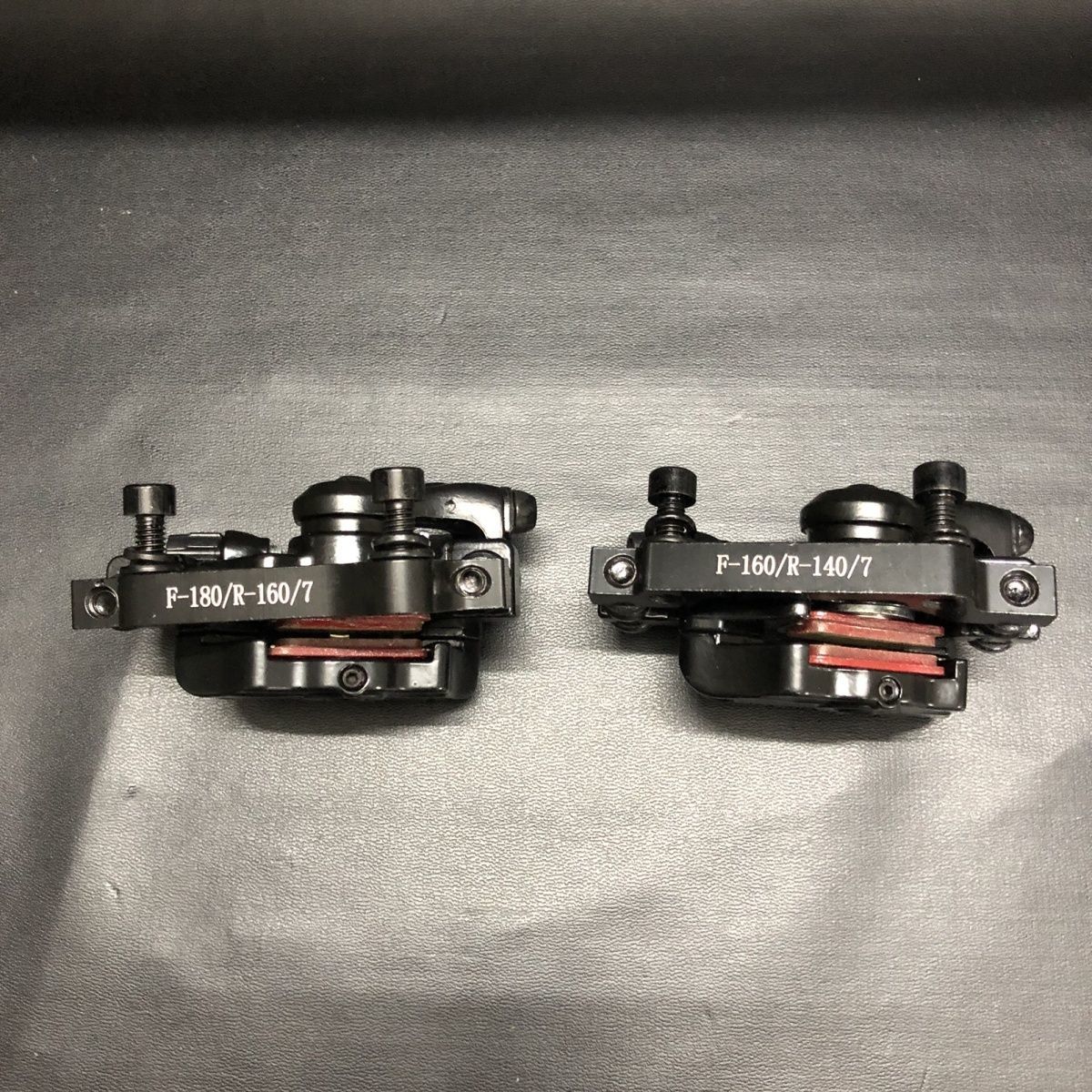 单车BOLIDS碟刹器总成 山地车碟刹盘机械碟刹 线碟刹车加大来令片