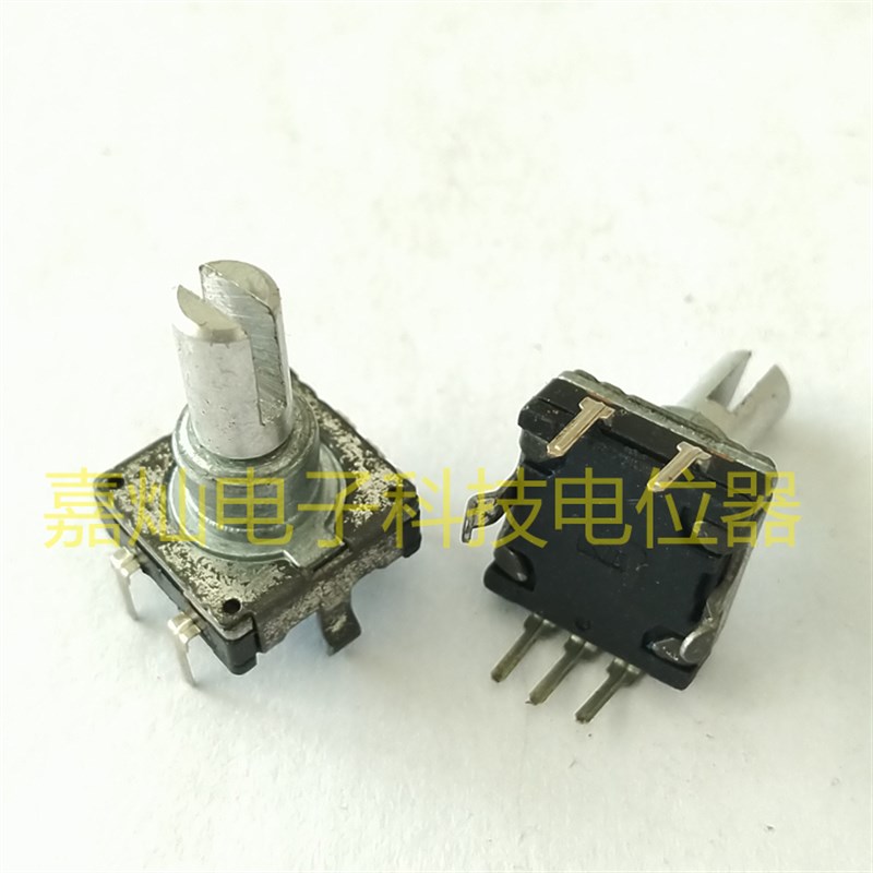 KIE原装音叉轴14mm带开关EC12型30定位15脉冲编码器 旋转电位器