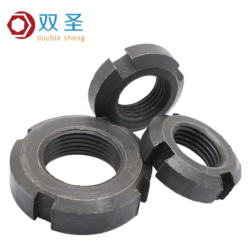 【M64*2-M100*2】GB812圆螺母 开槽螺母 四槽螺母 止退螺母 细牙