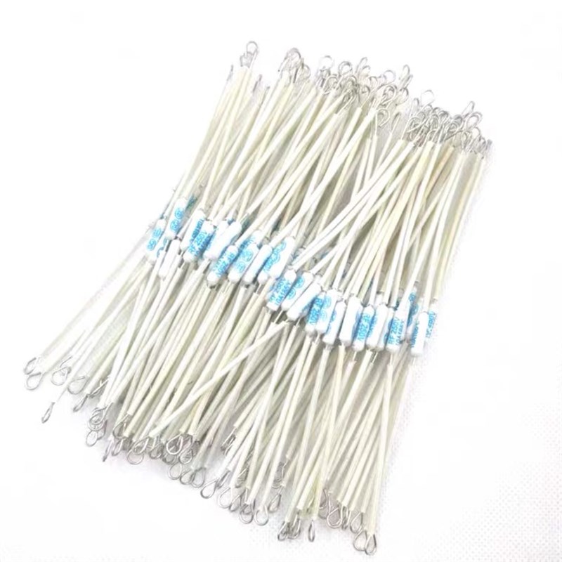 电饭煲温度保险丝185度10A250V陶瓷 加长铜线温度保险丝配件10A