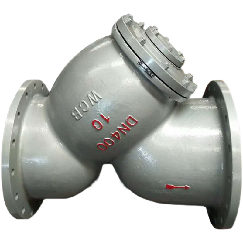 铸钢Y型法兰过滤器GL41H-16C不锈钢过滤网导热油蒸汽自来水管道80