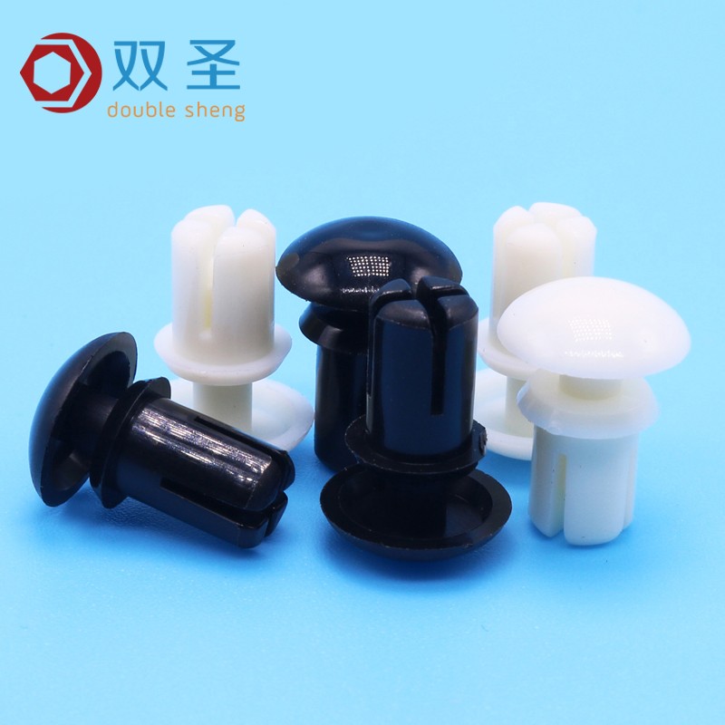 R3 R4尼龙铆钉 R形/型 PC板铆钉 塑胶卡扣塑料子母铆钉  塑料铆钉
