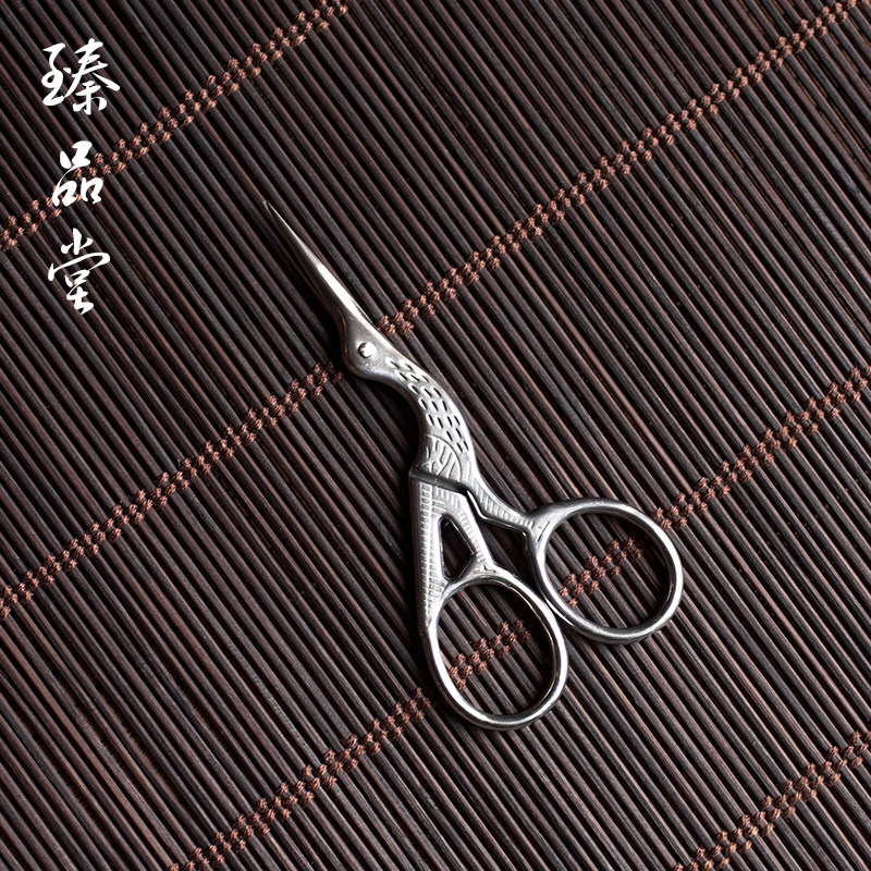 手工复古小剪刀剪纸刀 不锈钢茶叶袋包线头剪子 中式家用茶道配件,搬运/仓储/物流设备,机械式停车设备（立体停车库）,淘宝优惠券,粉丝福利购,淘宝优惠卷