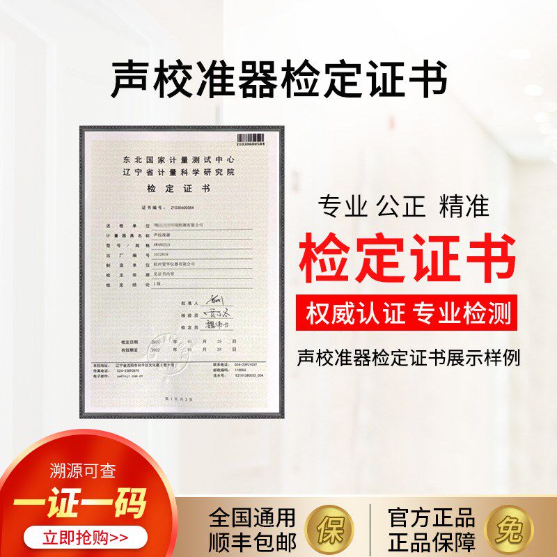 杭州爱华AWA6022A声校准器 2级 噪声计 分贝仪声级校准器AWA6021