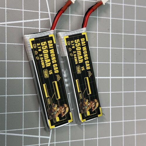 大黄狗 1S 300mah 450mah 550mah BT2.0 TinyWhoop动力高压锂电池