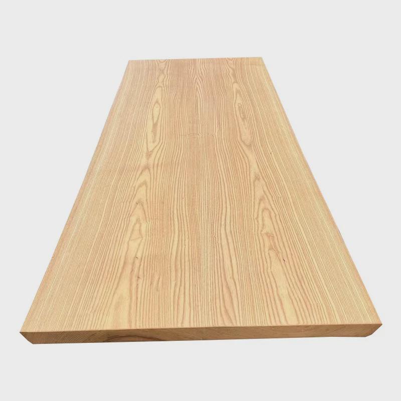 北美木板白蜡实木板原木双拼整板桌面板大板餐桌书桌碳化实木桌板