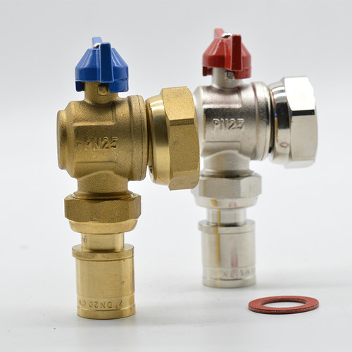 分水器专用滑紧式活接角阀内外牙活接角阀滑套滑紧阀门20mm/25mm
