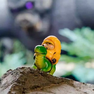 中华恐龙园南方小土豆萌豆龙骑士摆件装饰品生日礼物可爱工艺品