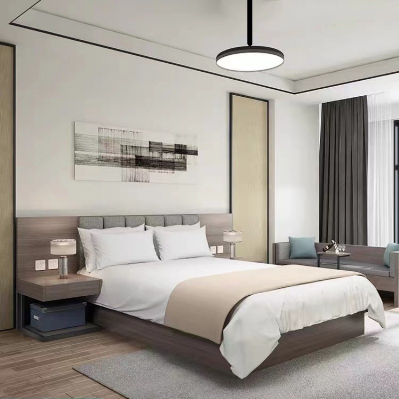 酒店家具标间全套公寓客房家具民宿酒店式床标准间双床宾馆专用床