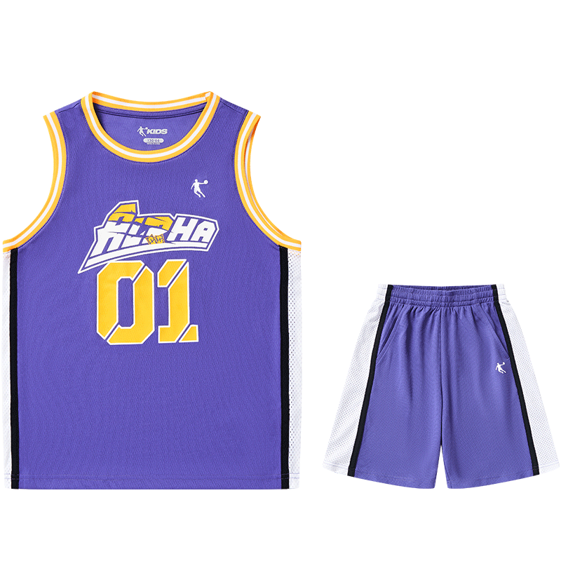 中国速干球服背心童装乔丹夏季