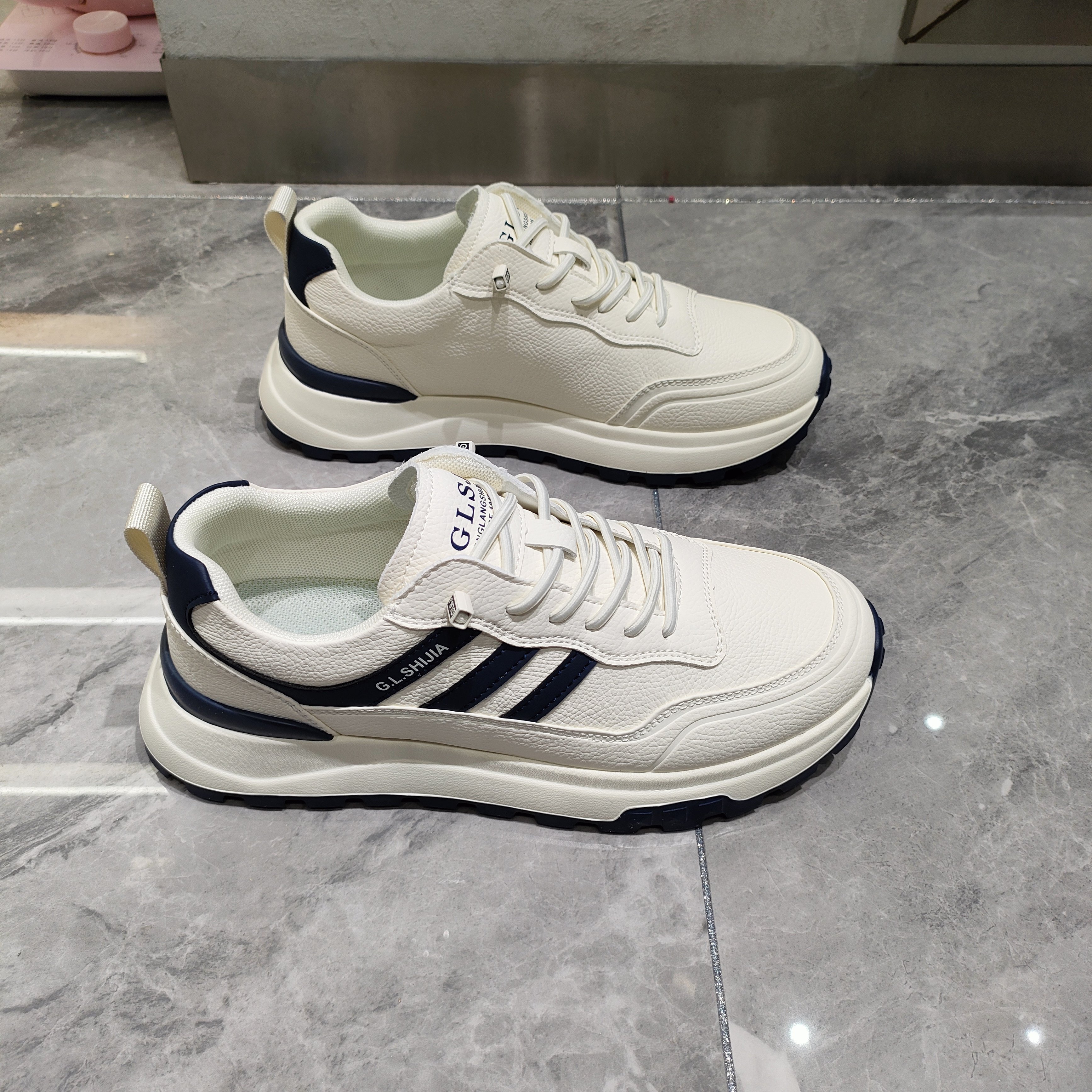 男鞋轻便2026春季新款时尚潮流百搭休闲运动鞋一脚蹬免系带透气鞋,流行男鞋,时尚休闲鞋,淘宝优惠券,粉丝福利购,淘宝优惠卷