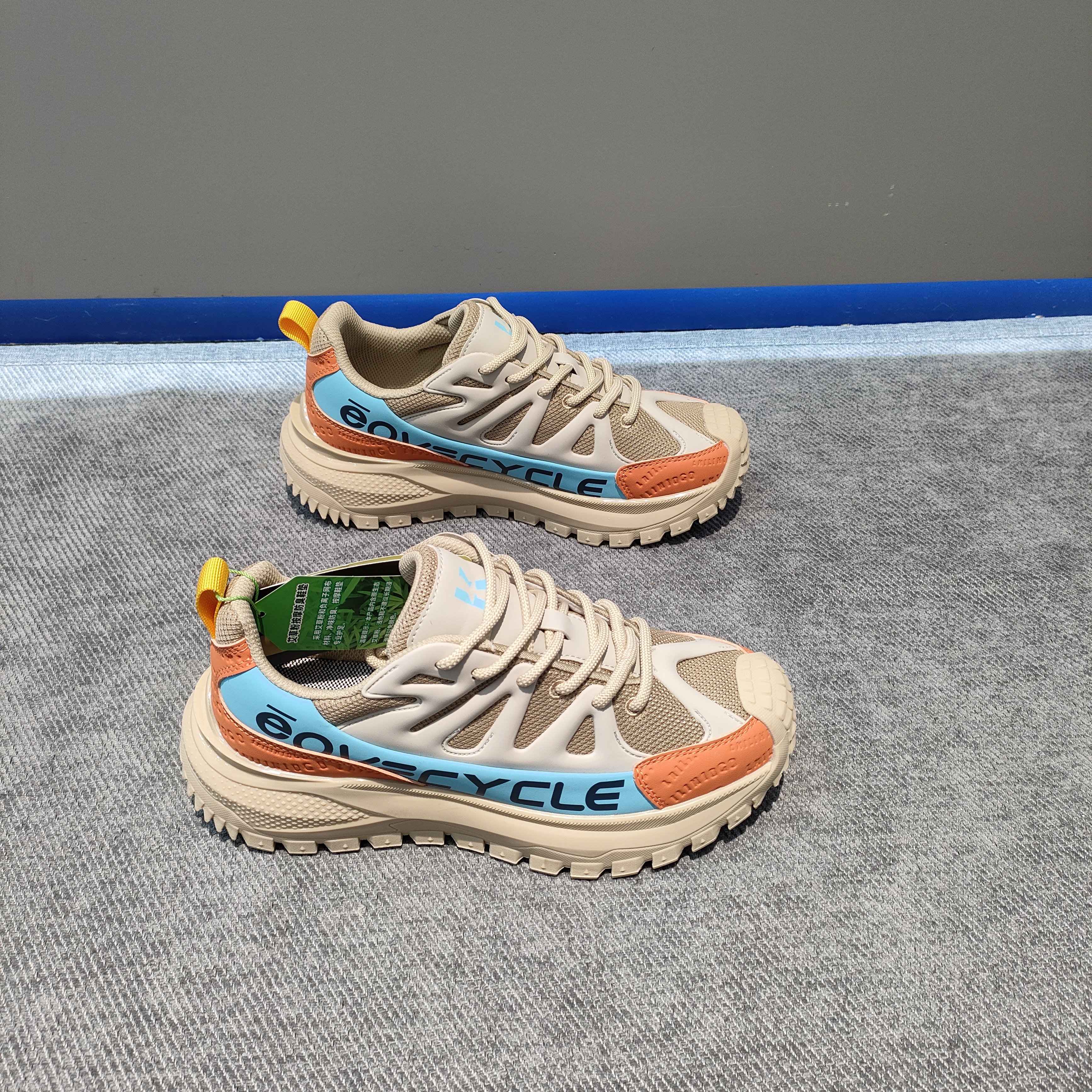 欧洲站男复古防滑户外休闲鞋拼色透气轻便时尚厚底运动徒步登山鞋,流行男鞋,时尚休闲鞋,淘宝优惠券,粉丝福利购,淘宝优惠卷