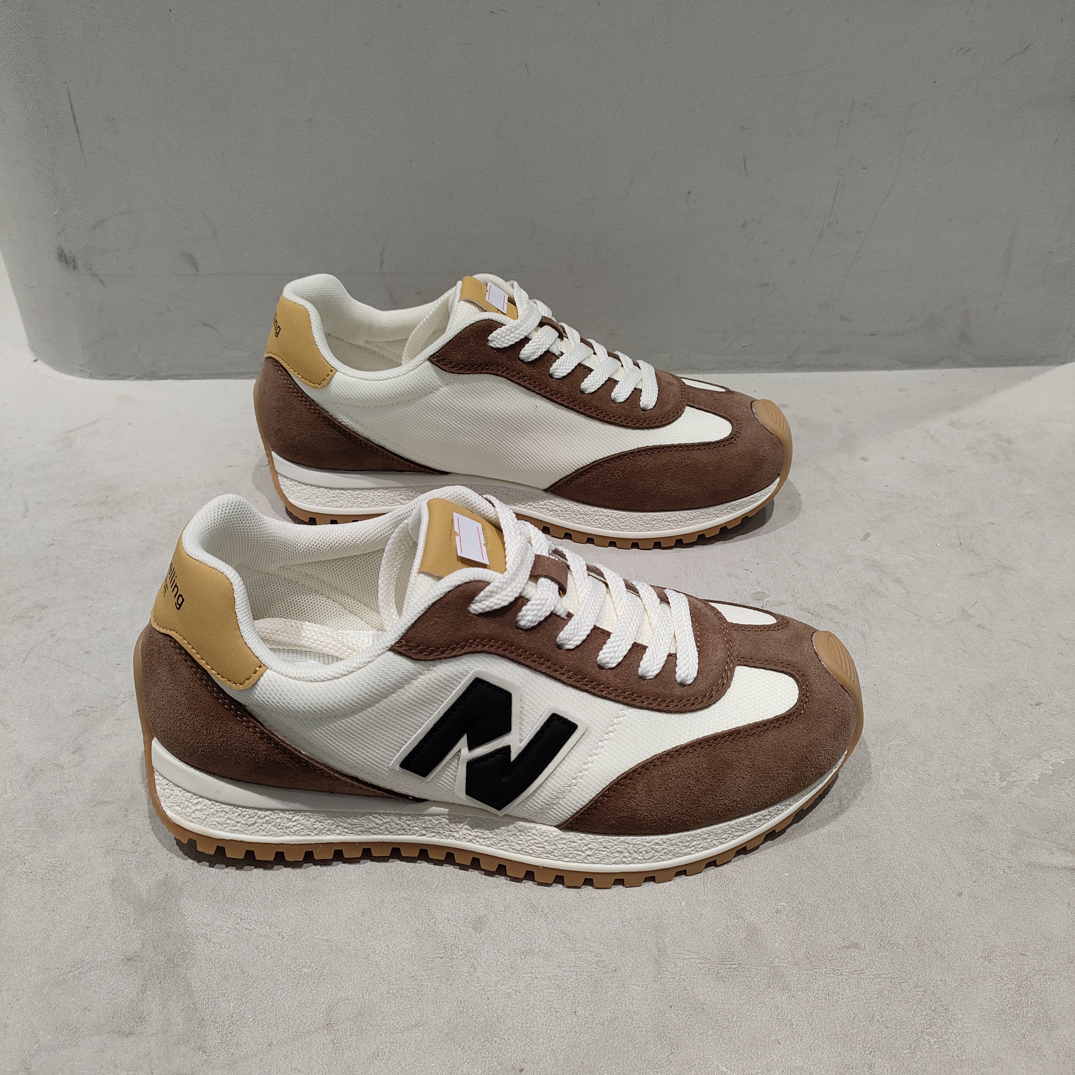 男鞋2026春新款休闲华夫n运动鞋厚底增高网面潮鞋老爹鞋复古百搭,流行男鞋,时尚休闲鞋,淘宝优惠券,粉丝福利购,淘宝优惠卷