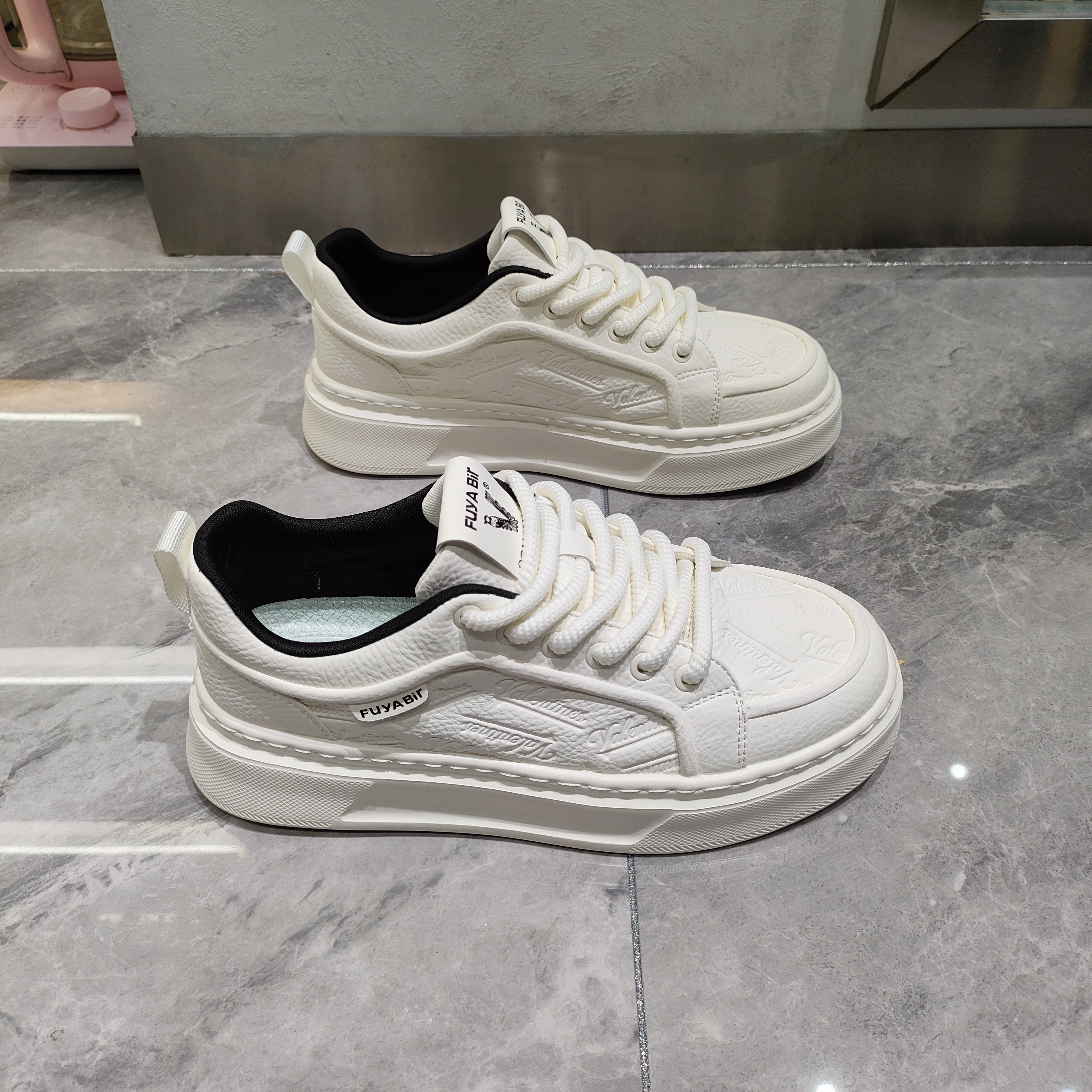 欧洲站男鞋2026春季新款真皮厚底增高休闲板鞋百搭运动小白鞋轻便,流行男鞋,休闲板鞋,淘宝优惠券,粉丝福利购,淘宝优惠卷