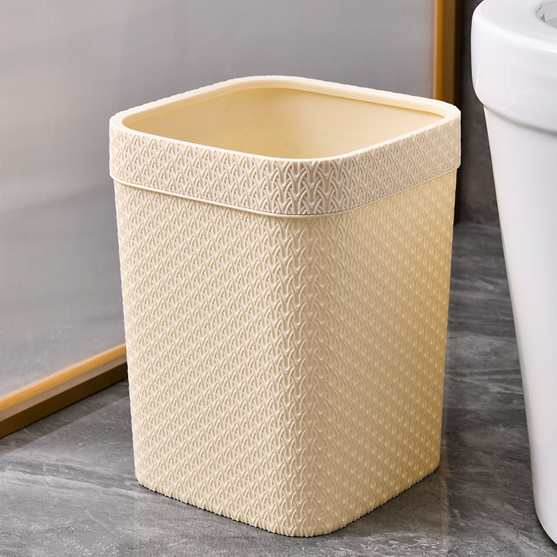 仿藤编垃圾桶家用轻奢高档