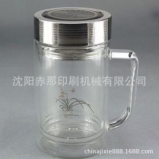 自动化伺服曲面丝印机光标定位玻璃杯酒瓶子丝网印刷机可做丝网版