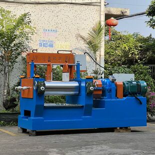 福澳厂家低噪音双辊开放式炼胶机 16寸橡胶混炼出片机 开放式混炼