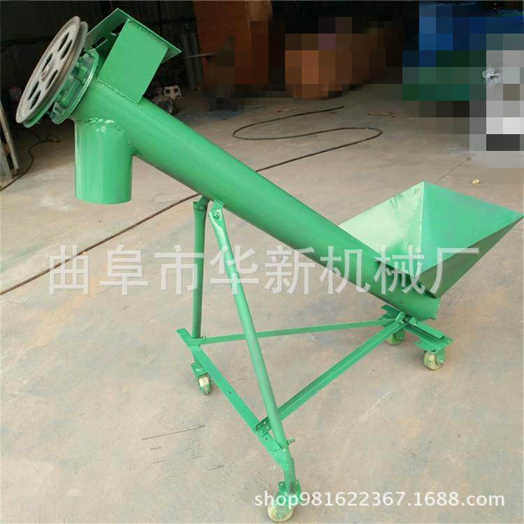 现货供应木屑颗粒输送机273管径螺旋输送机价格垂直提升上料机