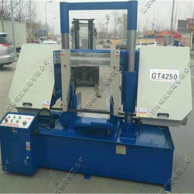 GT4250金属带锯床 双立柱龙门卧式金属锯切 大型材料液压切割锯