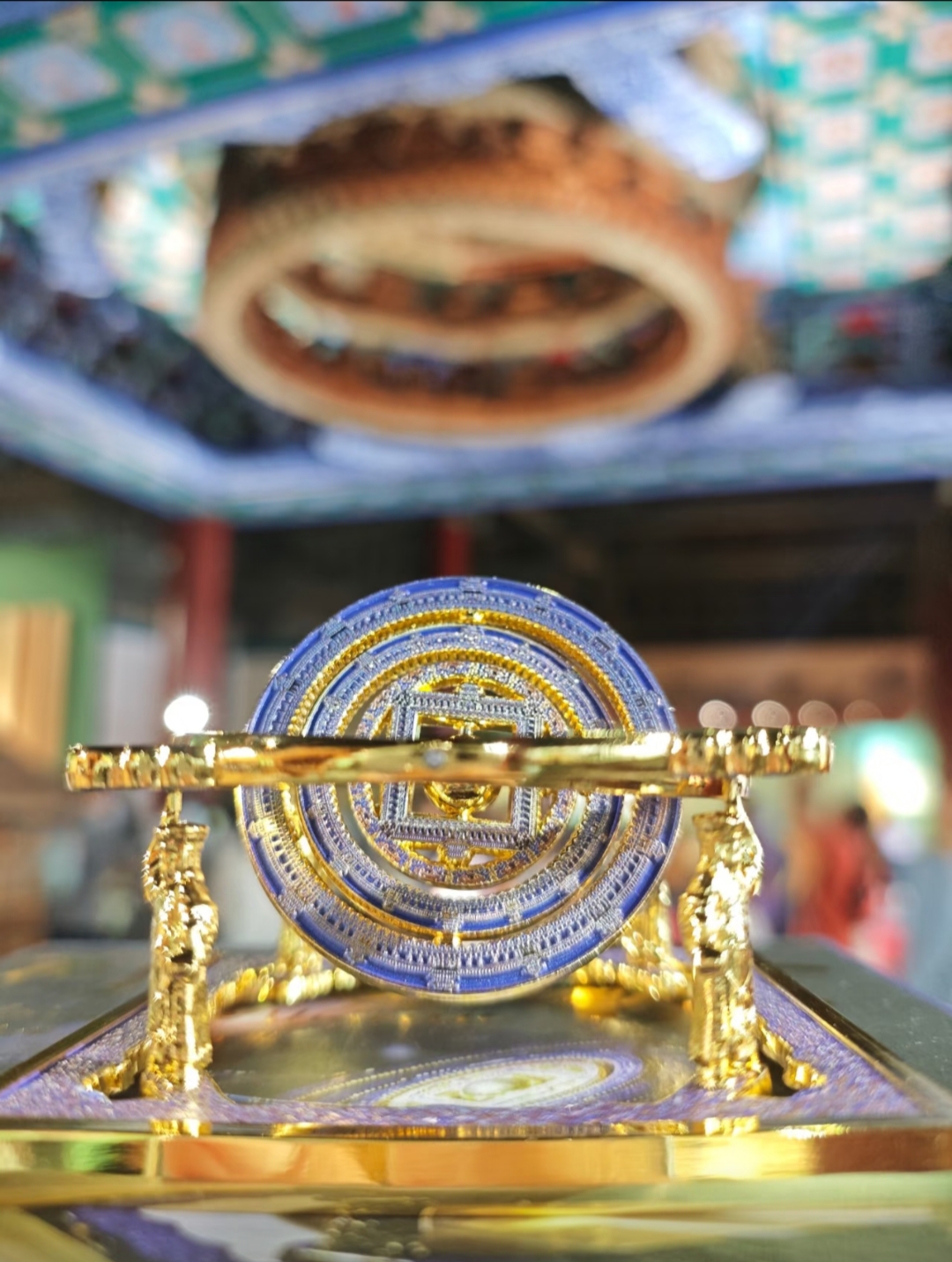 天宫藻井冰箱贴浑天仪旋转星空