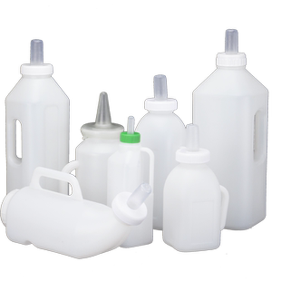 牛犊奶壶 喂牛奶瓶加厚犊牛奶瓶 牛用奶瓶2L牛用奶嘴塑料兽用奶瓶