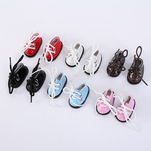 娃鞋花边公主鞋20cm厘米棉花娃娃公仔小皮鞋人形玩具玩偶配饰鞋子