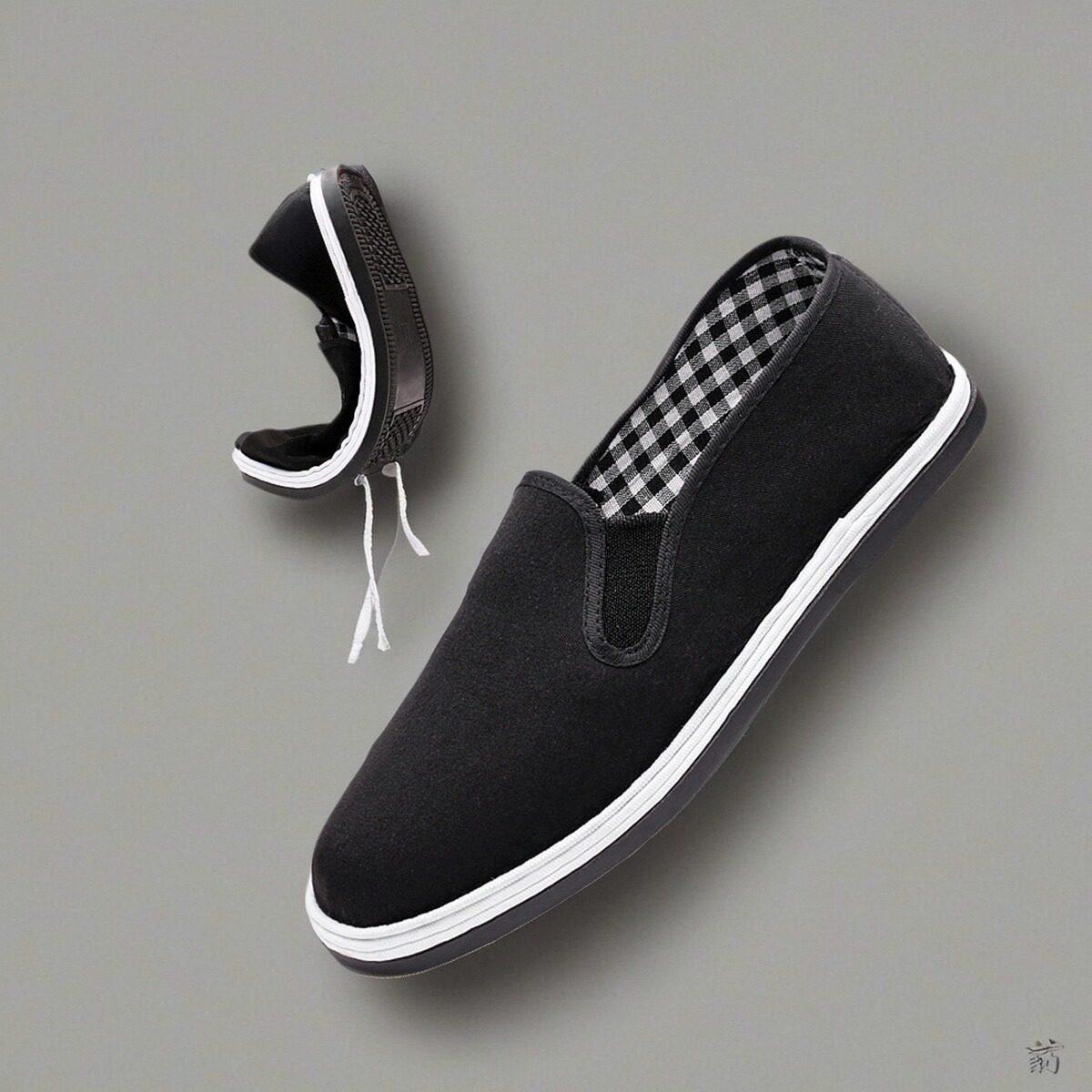 老北京布鞋男款帆布鞋中老年人一脚蹬健步劳保工作高端加绒二棉鞋,流行男鞋,布鞋,淘宝优惠券,粉丝福利购,淘宝优惠卷