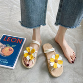 仙女风配裙子海边拖鞋 法式 两穿凉鞋 夏季 罗马沙滩鞋 女外穿2026新款