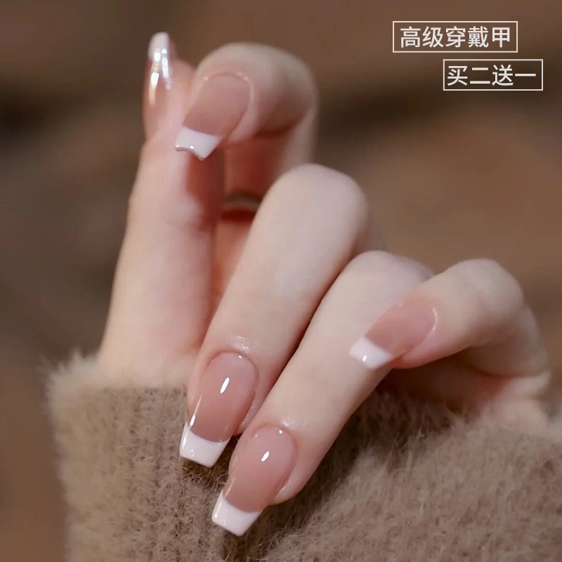 穿戴式美甲成品指甲贴片夏季