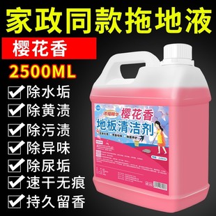 花香拖地宝樱花香水房间增香地板清洁剂清洗液厕所酒店宾馆大桶装