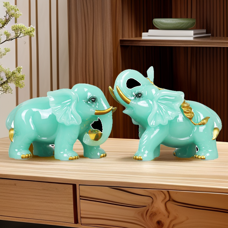 森木桐对象一对客厅摆件