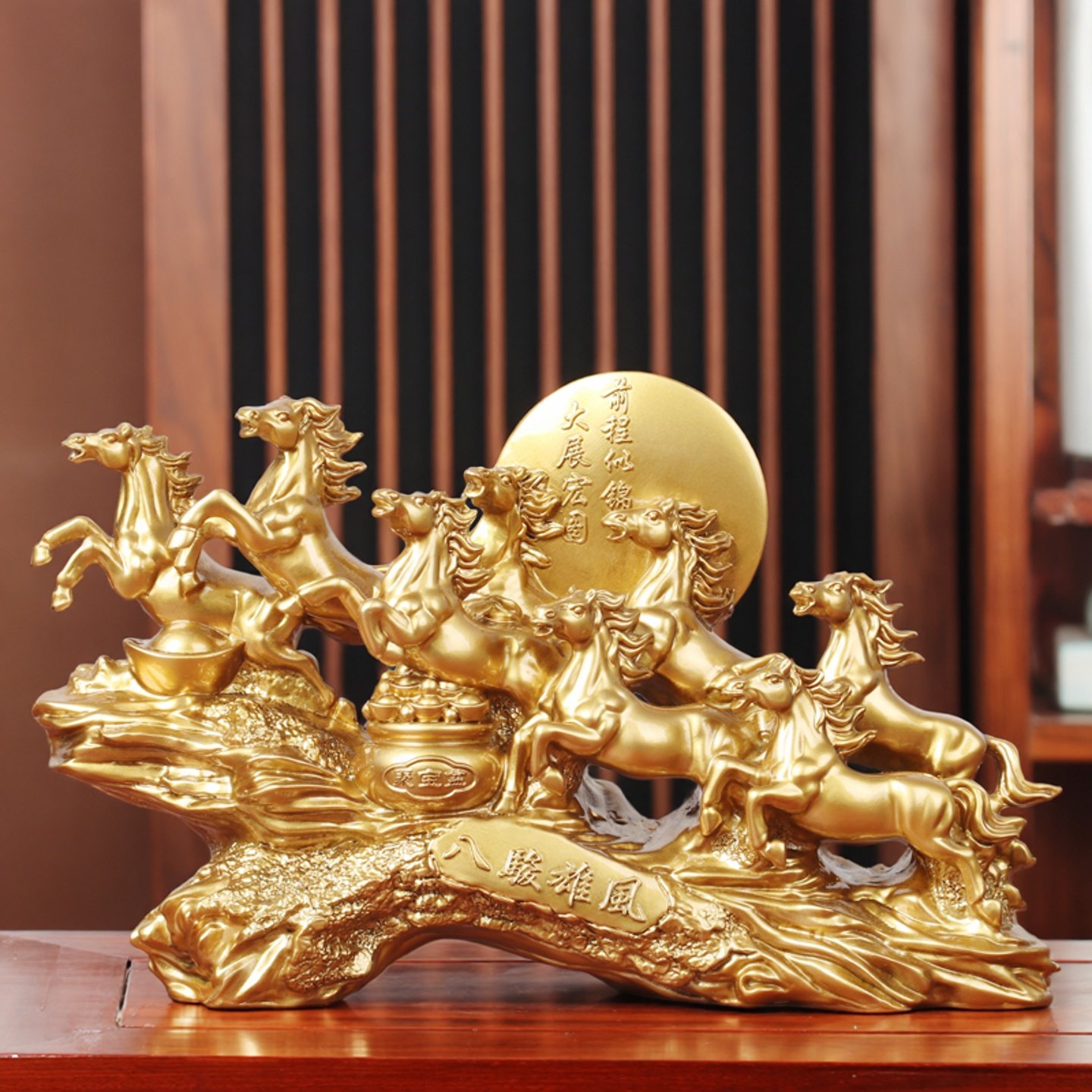 八骏雄风马摆件新中式客厅办公室酒柜装饰品公司乔迁开业礼品高档,家居饰品,装饰摆件,淘宝优惠券,粉丝福利购,淘宝优惠卷