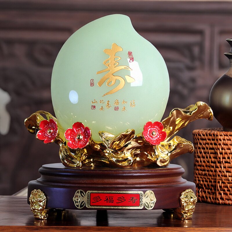 森木桐琉璃玉祝寿中式礼盒包装