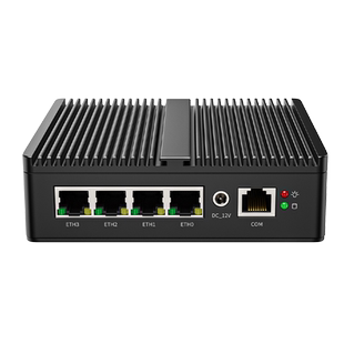 倍控J6412软路由赛扬四核四网2.5G工控机I226无风扇静音i3 windows linux家用办公主机J5005迷你多网电脑ROS