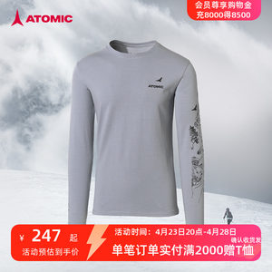 Atomic长袖T恤打底衫雪季新品