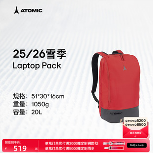 备包旅行收纳包Laptop Pack 装 ATOMIC阿托米克双肩背包2526新品