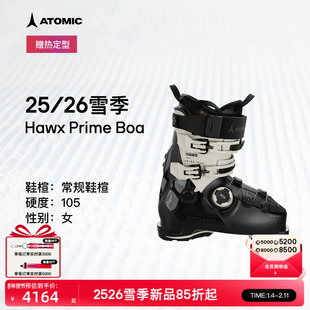 ATOMIC阿托米克双板雪鞋2526常规鞋楦滑雪鞋Hawx Prime 105 BOA