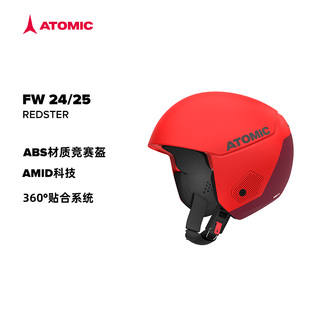 ATOMIC阿托米克滑雪竞技头盔2425新品 贴合调节雪盔REDSTER系列