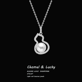 「珍珠福禄」s999纯银项链女轻奢小众设计高级感锁骨链生日送礼物