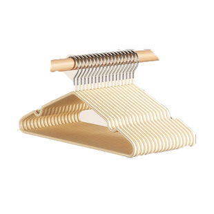 衣架家用挂衣100个批发加厚加粗晾衣挂学生宿舍防滑无痕衣服撑子