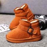 Зимние детские туфли для мальчиков, короткие сапоги, утепленные нескользящие ботинки, коллекция 2022, подходит для подростков