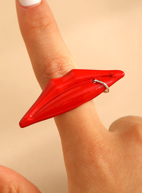 欧美跨境TEMU爆款复古风个性红色