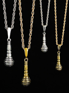 锁骨链项链欧美嘻哈立体