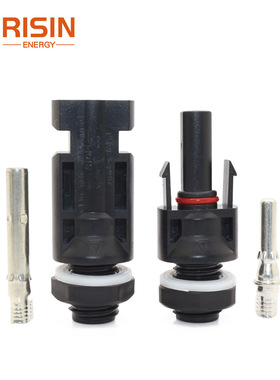 原厂Staubli兼容Multic Contact 4太阳能电池板公母插头带螺母