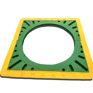 西气东输国家管网专用硅塑盖板镂空盖板复合材料盖板椭圆特殊定制