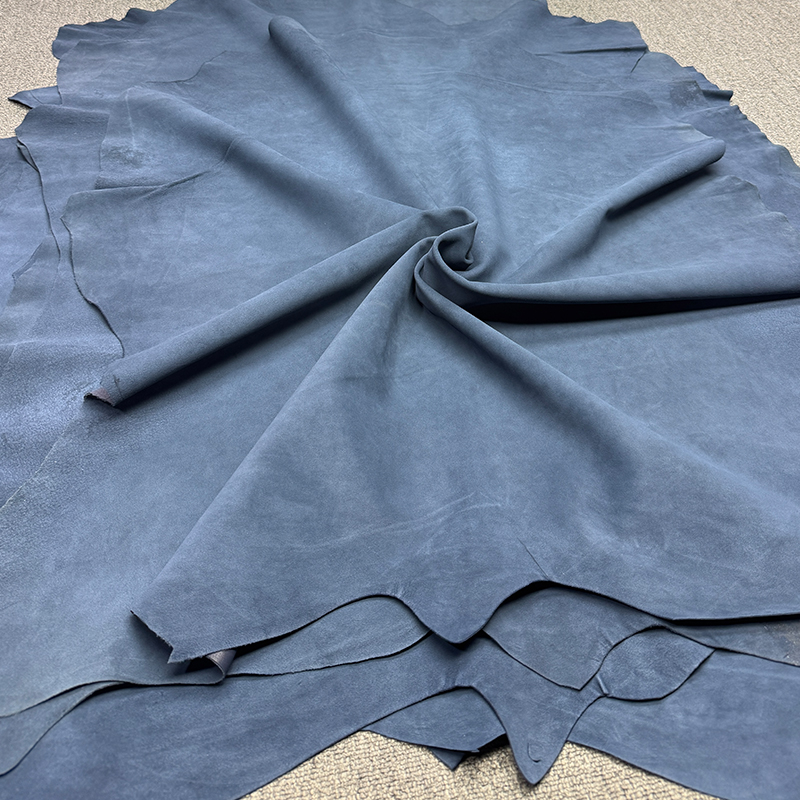 进口意大利opera鹿反绒头层真皮服装衣料1.0mm鹿皮绒手工皮革