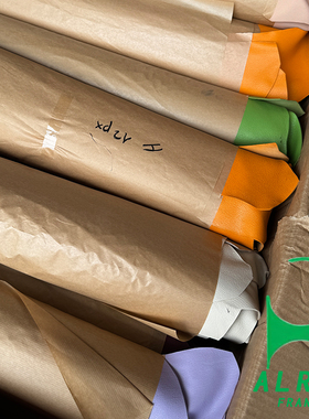 纯白色 法国进口ALRAN SULLY山羊皮法羊手工皮料 植鞣皮