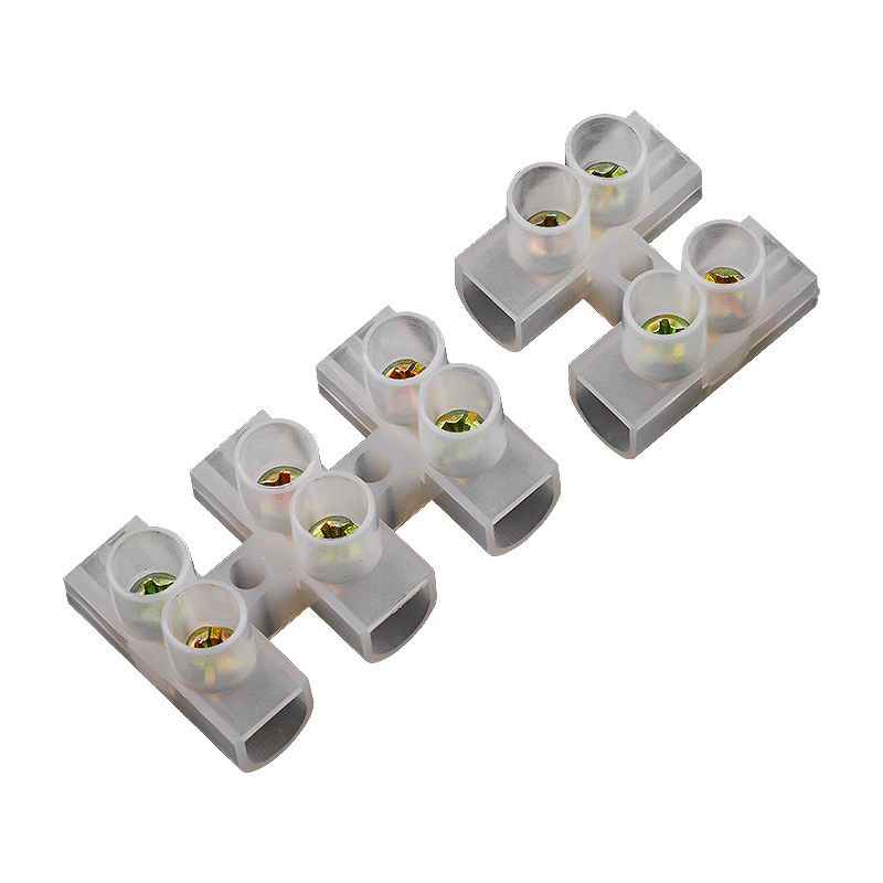 X3尼龙接线端子排 10A/20A/30A/60A电线连接器12位铜接线柱接头